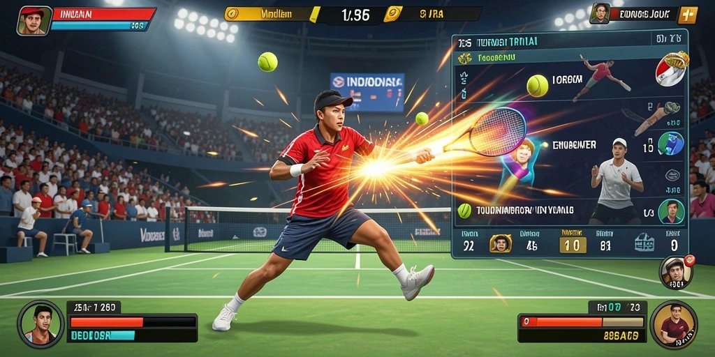 Grafik yang menawan menambah keseruan permainan.